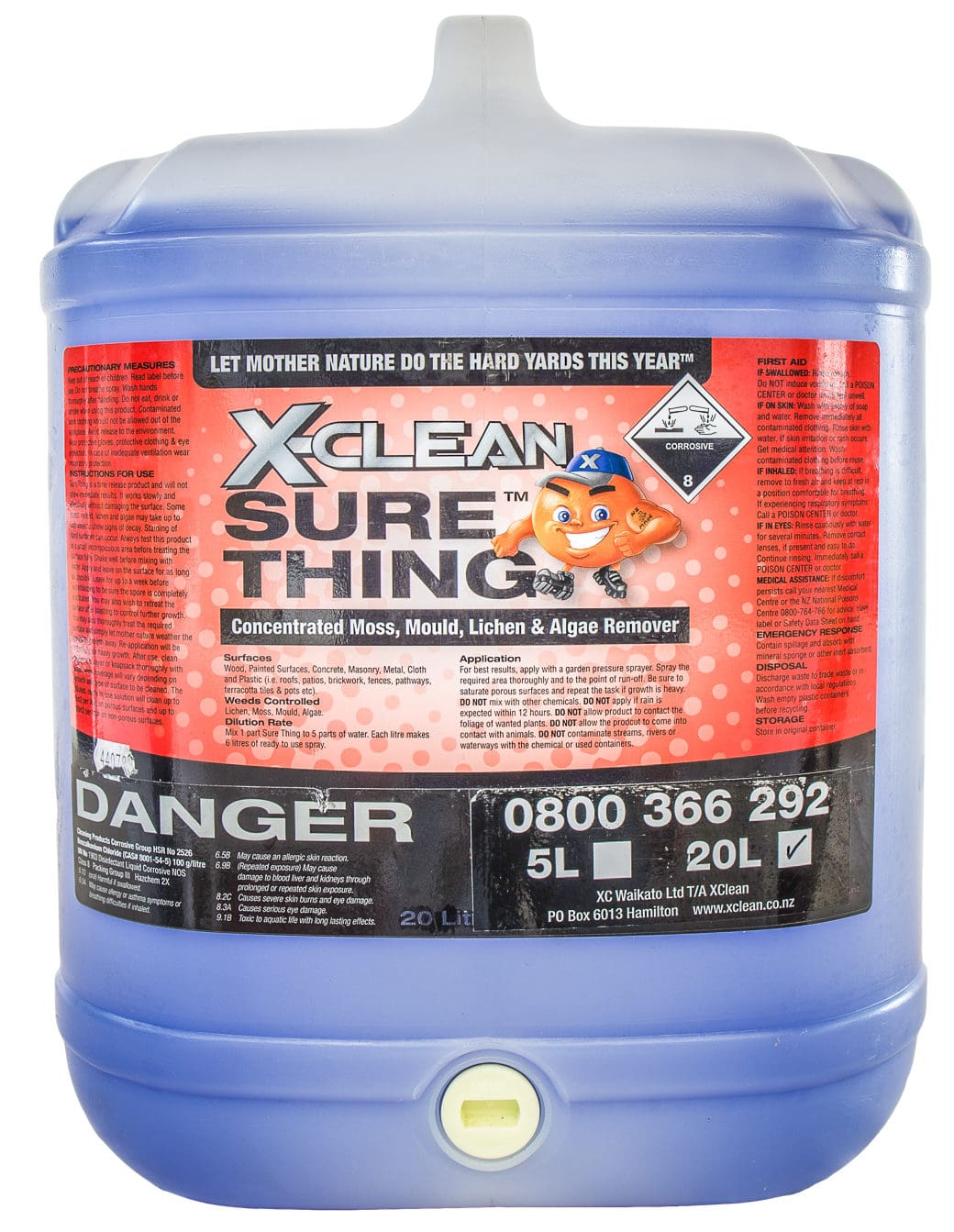 XClean Sure Thing 20L Moss and Mould Killer